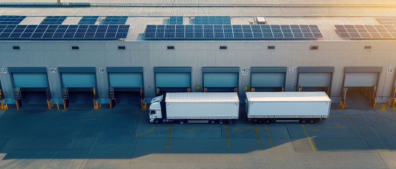 Commercial Solar Installation detail